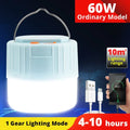 Portable Camping Light Power Bank LED Camping Lanterns With Remote Control Waterproof Outdoor Tent Light Rechargeable Flashlight