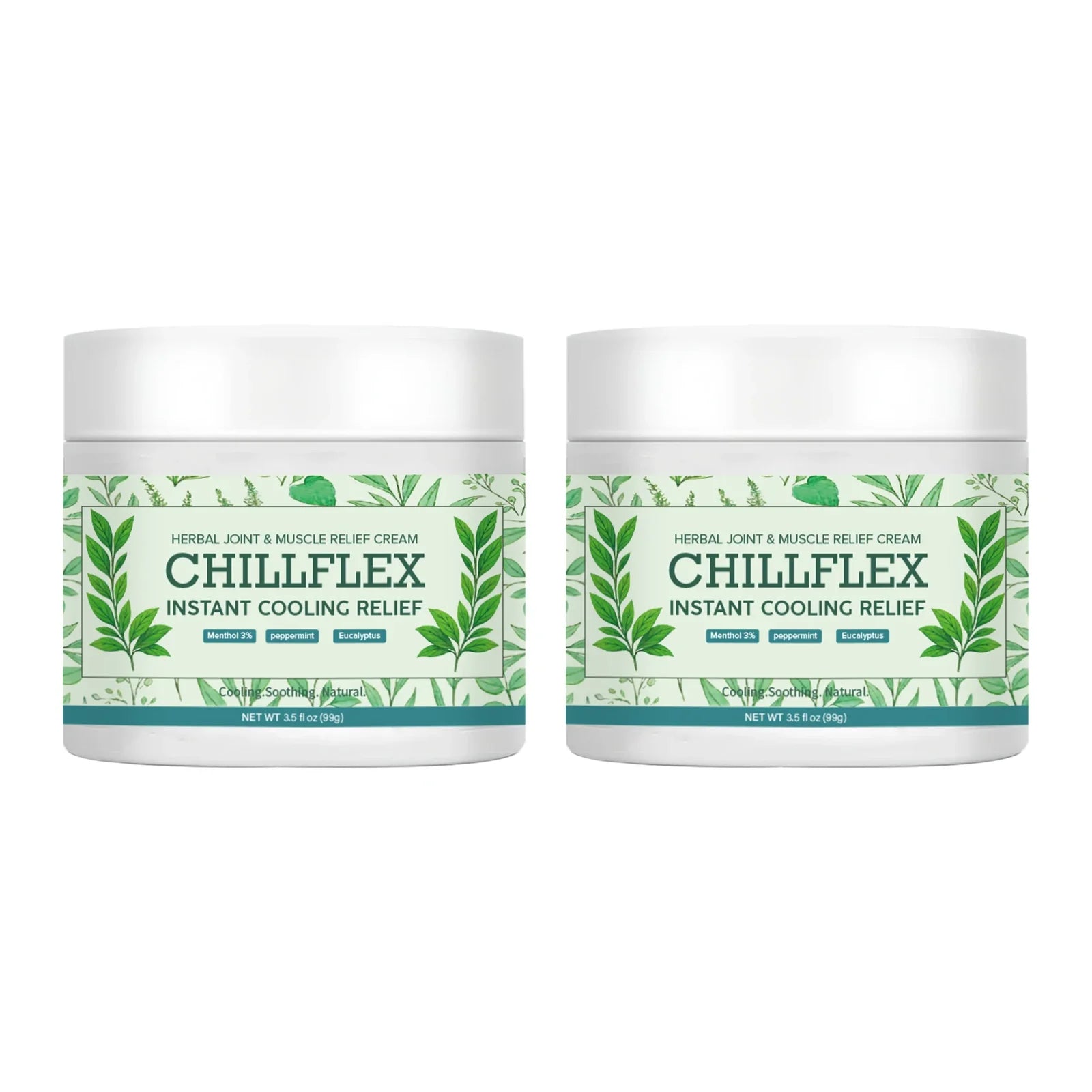 Muscle & Joint Cooling Balm - Herbal Menthol Formula for Instant Relief from Discomfort & Strain.