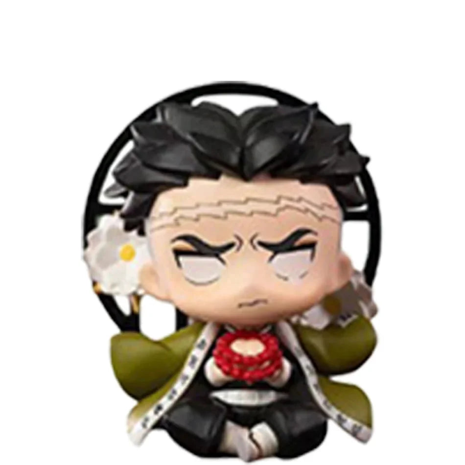 Demon Slayer Tanjiro Kamado Nezuko anime cartoon figure blind box creative personalized statue model ornament surprise gift box