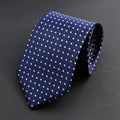 100% Silk Tie 8cm Stripe Slim Necktie Navy Blue Burgundy High Quality For Men Business Meeting Suit Dress Gravatas