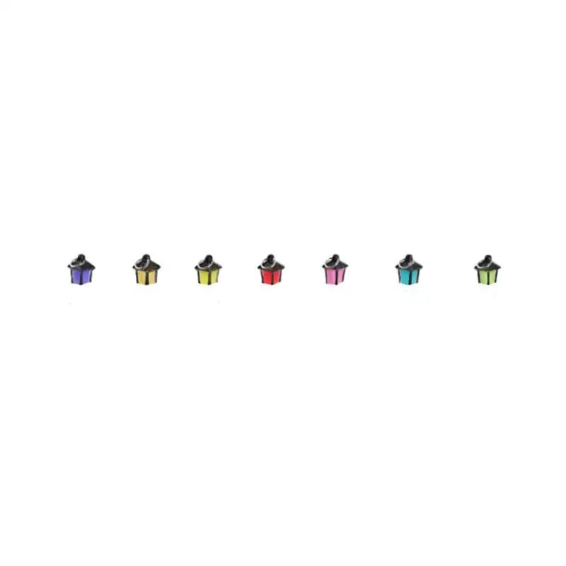 6pcs Garden Miniature Decorative Stakes, Glow-in-the-Dark, Bonsai Mini Decorations, Party Crafts