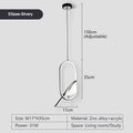 Rotatable Magpie Bird LED Pendant Light for Bedside Bedroom Indoor Gold Silver Hanging Lighting Chandelier Lamps Foyer AC85-265V