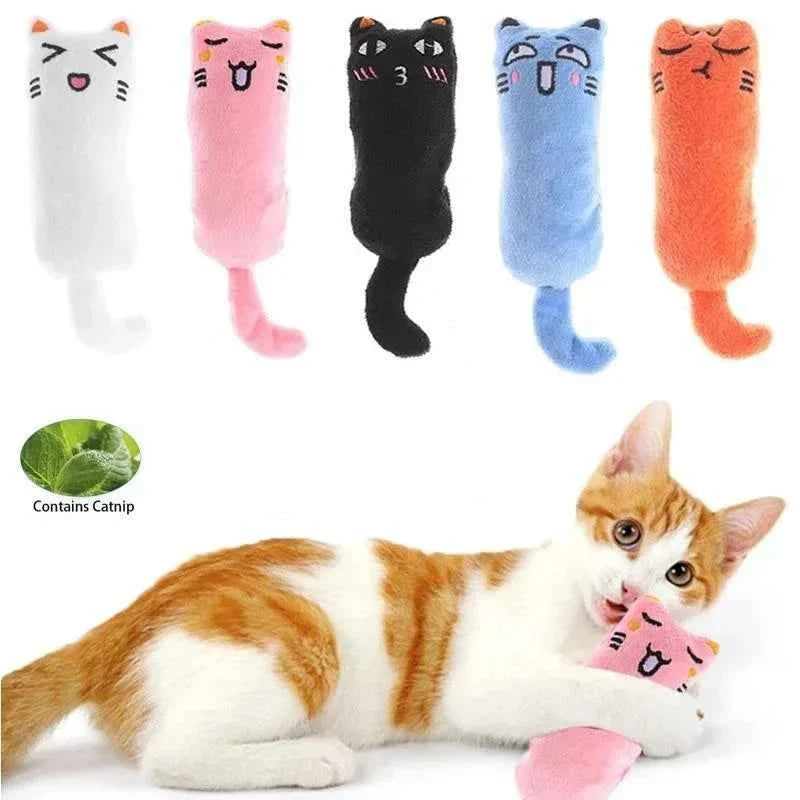 Catnip Plush Pillow with Rustle Sound