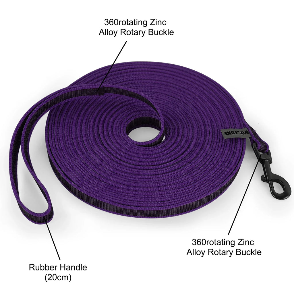 Long Dog Leash - Dual Color, Easy Training