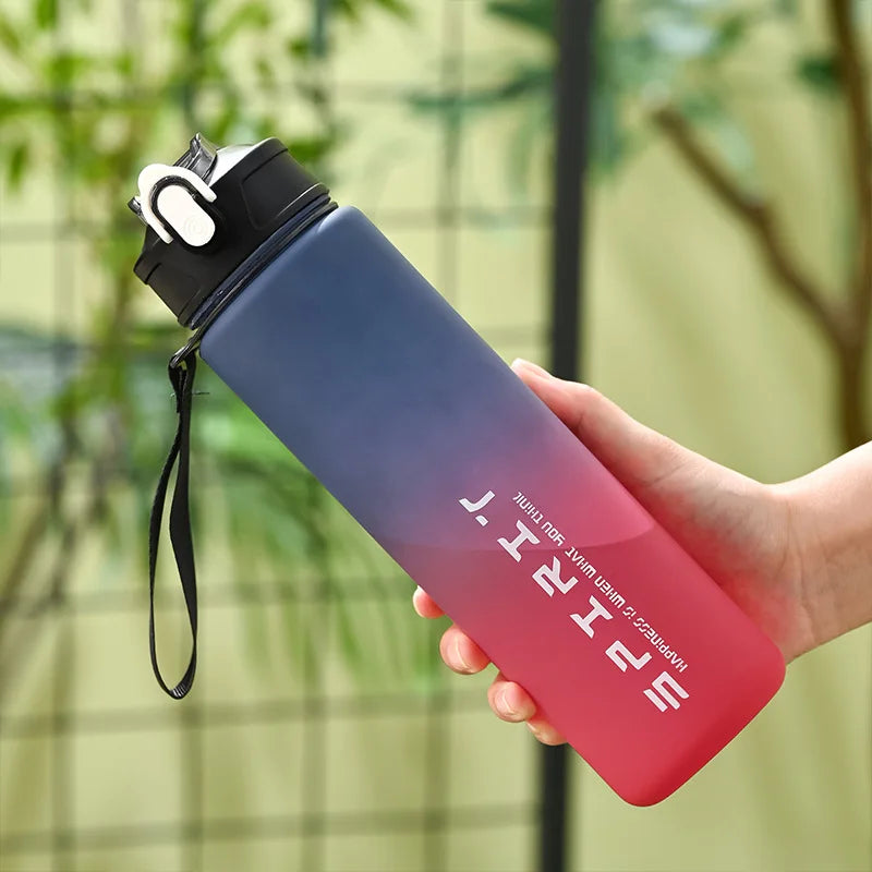 1PCS 800ML Large Capacity Sports Water Bottle – Leak-Proof, Portable Plastic Cup for Gym, Outdoor, Travel & Fitness