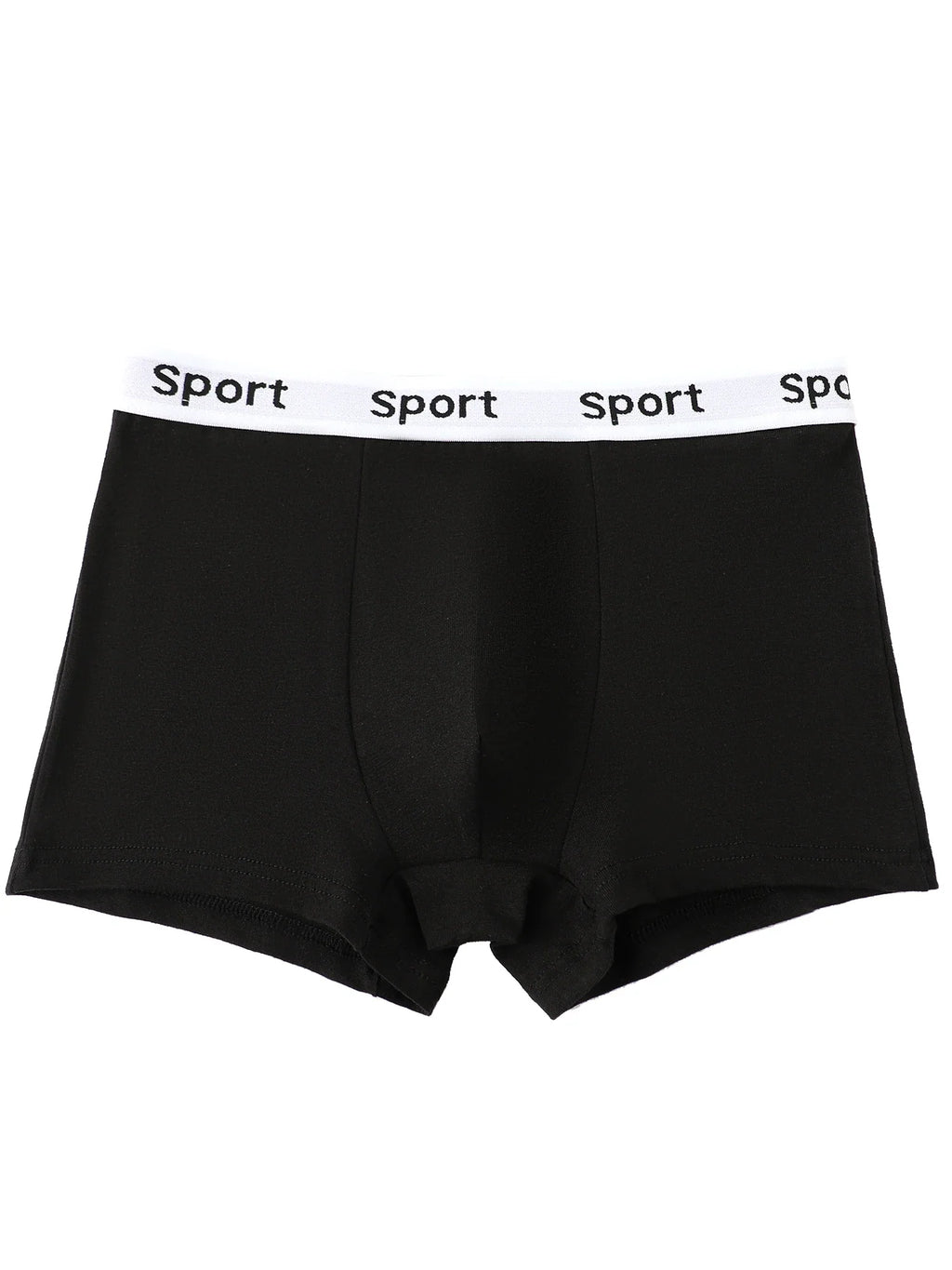 7 pieces mixed boys' underwear 8-14 years old solid color breathable soft stretch 95% cotton boy's boxer briefs