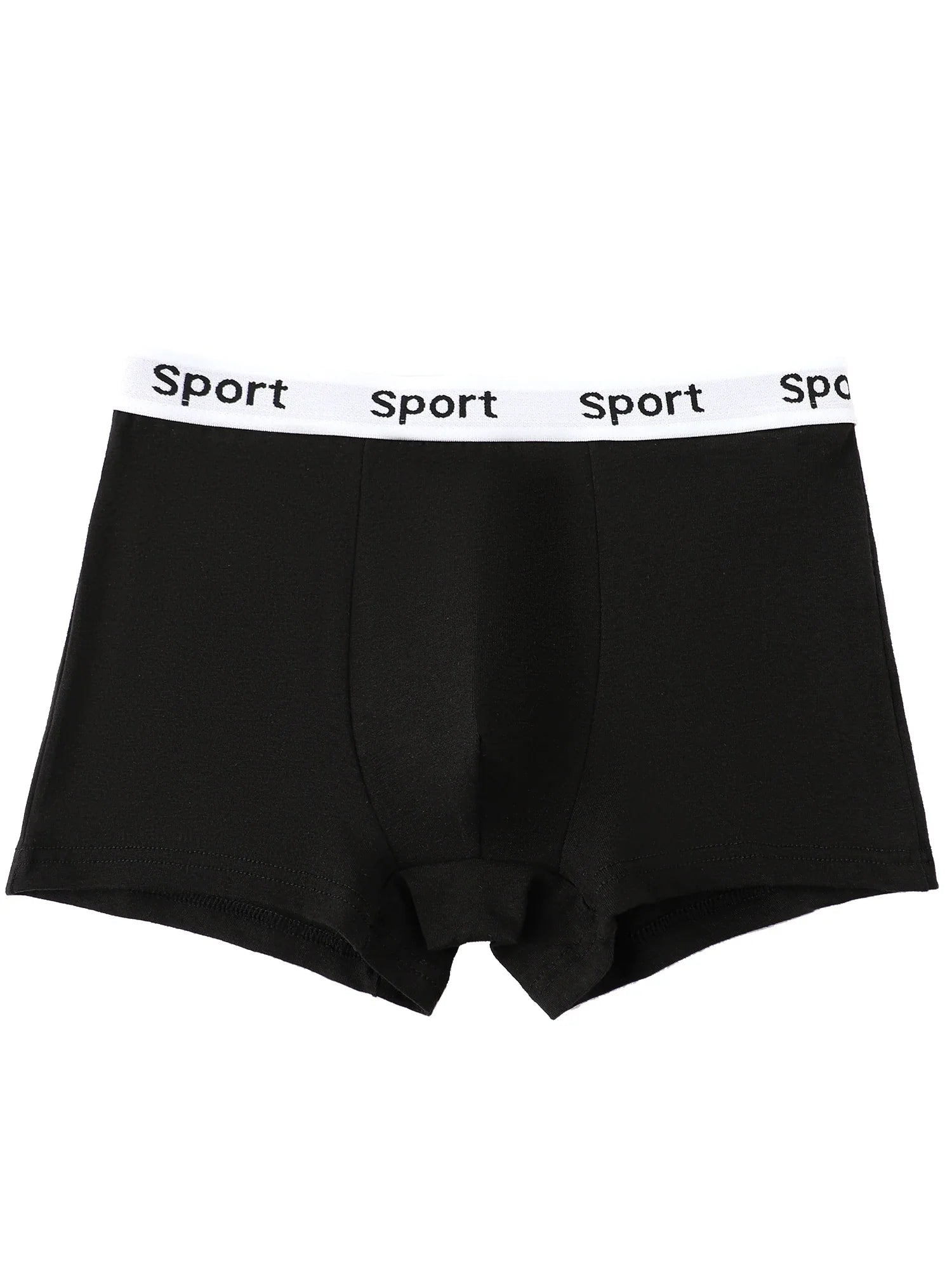 7 pieces mixed boys' underwear 8-14 years old solid color breathable soft stretch 95% cotton boy's boxer briefs