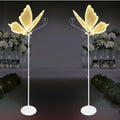 2PCS 48W Romantic Butterfly Floor Lamp,Wedding LED Light,Creative Butterflies Decoration Lights, Road Pilot Lamps for Home,Totel