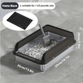 KEMORELA Stainless Steel Cat Litter Box with Lid | Enclosed High-Sided