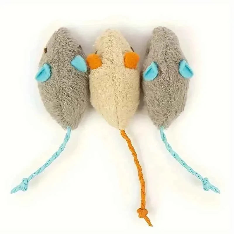 Plush Rat Cat Toy Set – 3/7PCS