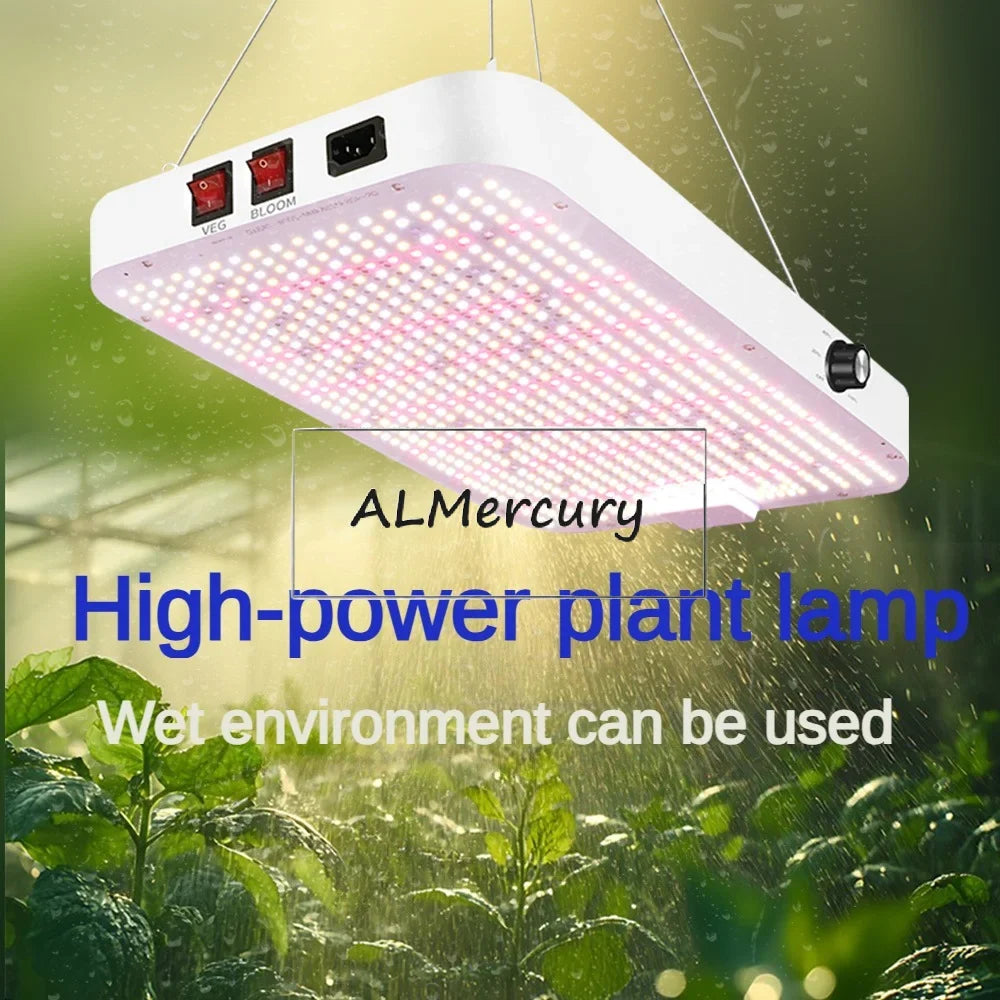 Full Spectrum LED Grow Light 200W  Waterproof for Greenhouse Indoor Plants Phyto Lamp for Seedlings Vegetables Flowers Growth