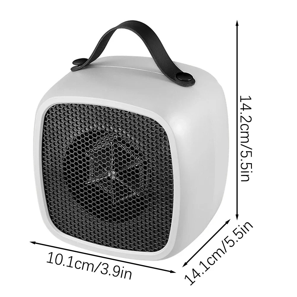 Portable Mini Electric Heater – 500W Fast Heating PTC Ceramic Warmer