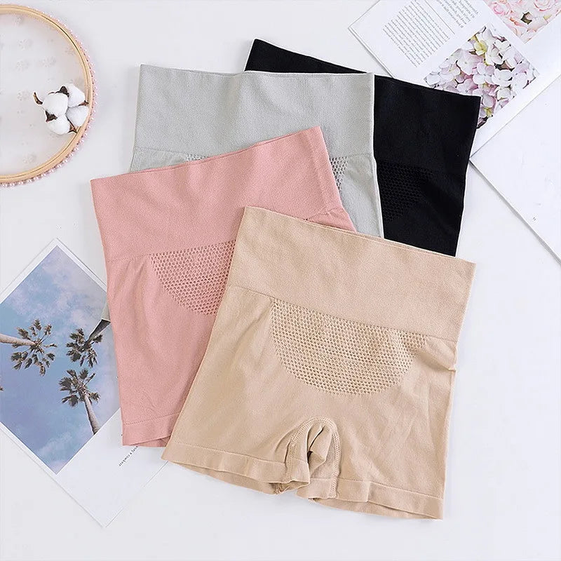 Women Seamless Safety Short Pants Summer High Waist Anti Chafing Soft Boyshorts Panties Plus Size Boxers for Women’s Underwear