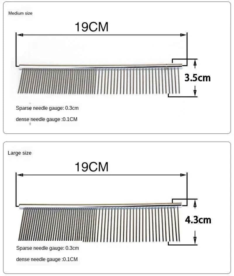 Professional Dematting Comb for Dogs and Cats