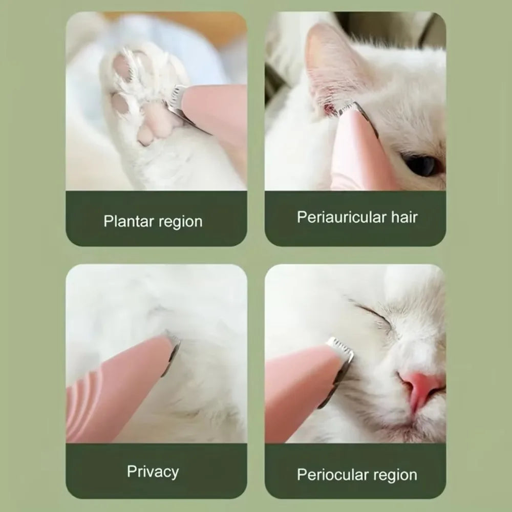 Electric Pet Trimmer for Cats & Dogs – Quiet USB Trimmer | Whisker House