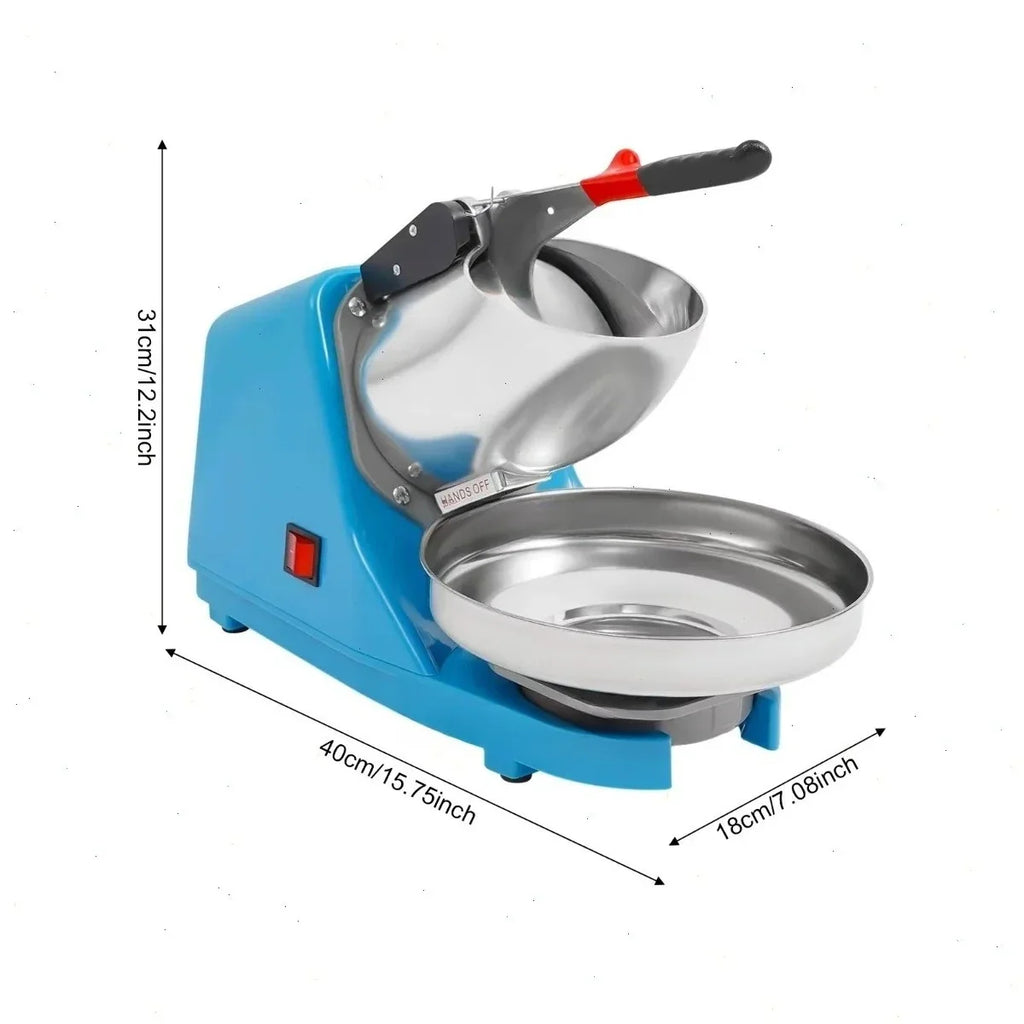 380W High Capacity Ice Crusher Machine with Overheat For Protection for Commercial Home Use