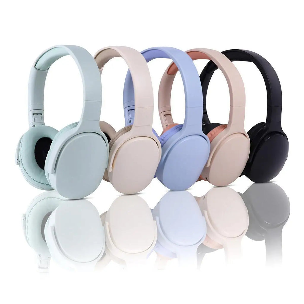 Bluetooth Wireless Over-Ear Headphones – Deep Bass, Long Battery Life