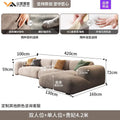 Comfortable Lounge Divano Soggiorno Di Lusso Luxury Furniture  Modern Living Room Sofas Minimalist Sectional Puff Corner Sofa