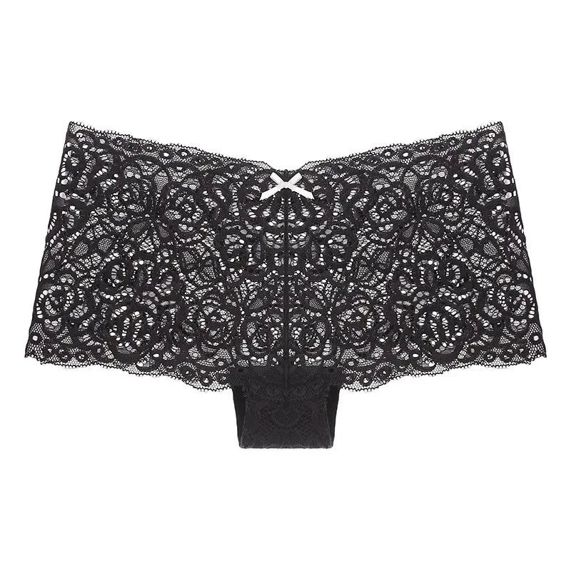 Boyshorts Underwear for Women Sexy Floral Panties S-XL Girls Low-Rise Ladies Comfortable Boxer Shorts