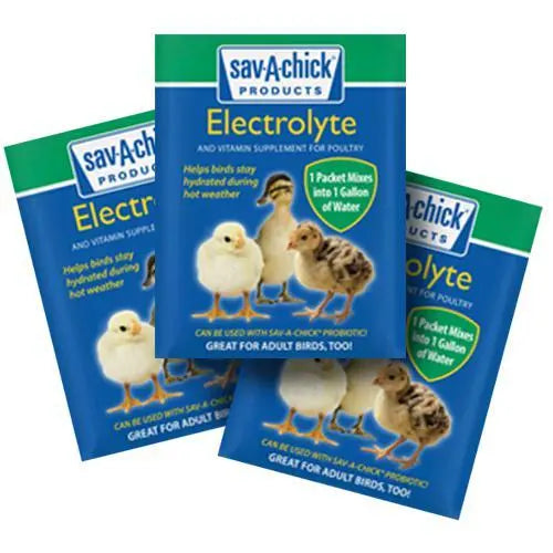 Chicken Bird Sav-a-chick Poultry Vitamins Electrolytes 3-pack Supplement Stress Relief