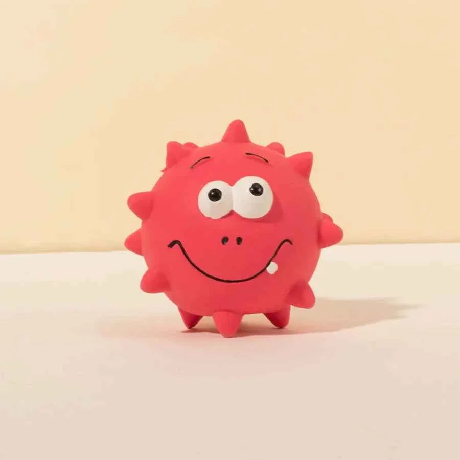 Squeaky Thorn Dog Chew Toy