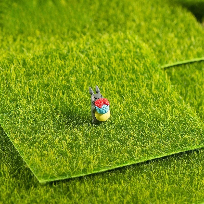 1PC Mini Artificial Lawn Grass Terrariums DIY Micro Landscape Decoration Fake Moss Bonsai Miniatures Garden Ornament