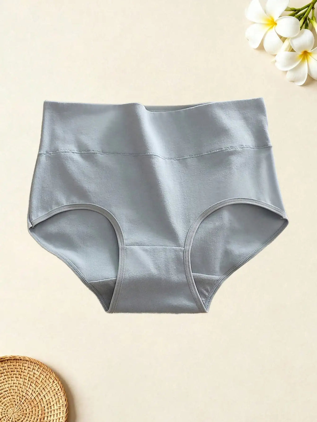 6pcs Mid-Waist Cotton Women's Underwear, Breathable, Stretchy & Tummy Control Design, Soft Boyshort Panties, Ideal for Daily Wea