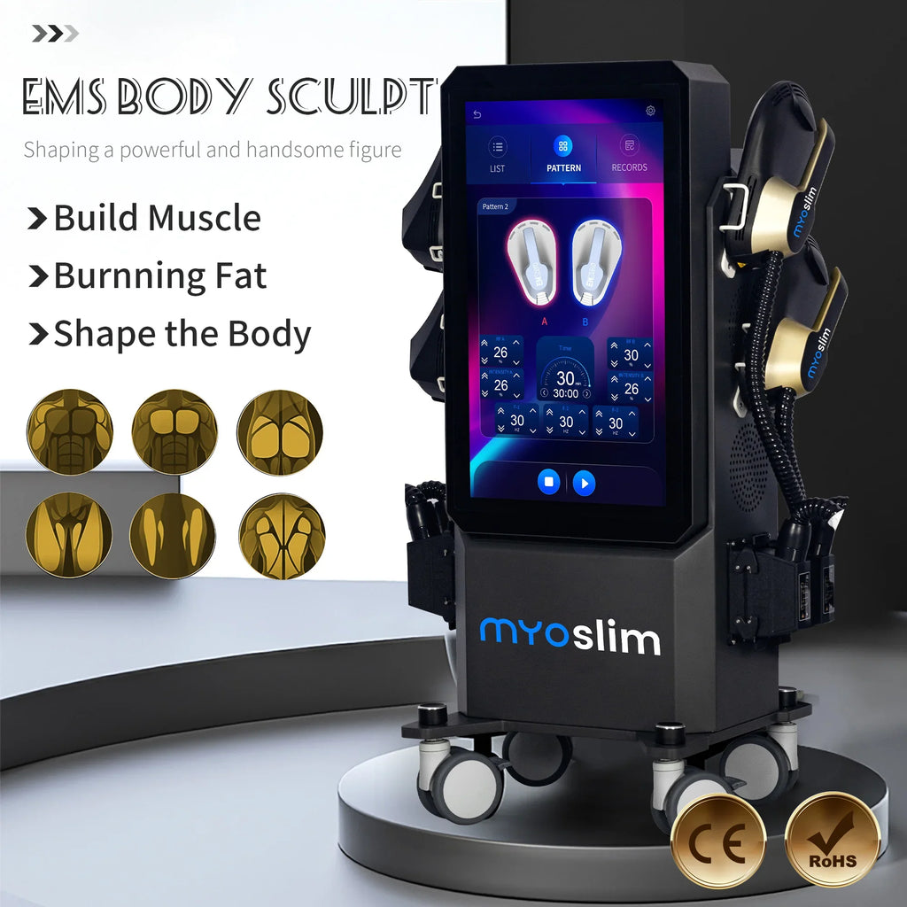 MYOslim PRO 6500W NEO EMS+EMT RF Nova Slimming Sculpt Equipment EMS Pelvic Muscle Stimulator For Full Body Shaping