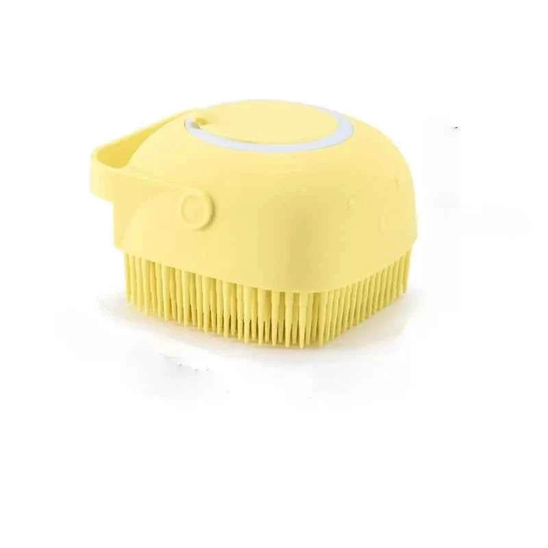 Dog & Cat Bath Massage Brush – Soft Silicone Pet Accessories Tools