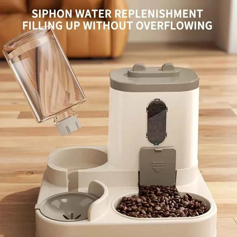 2 in 1 Fully Automatic Pet Food & Water Dispenser