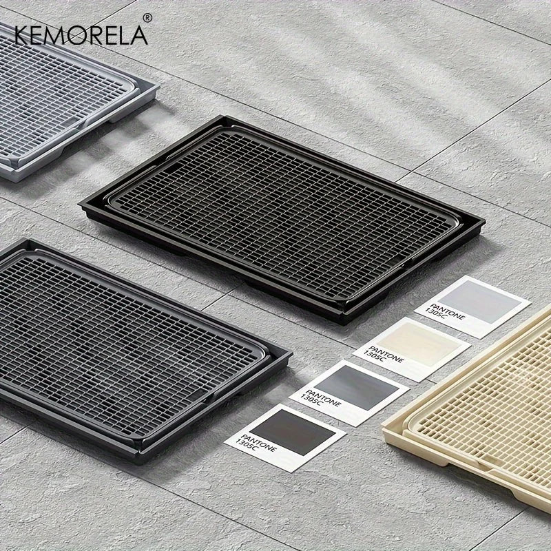 KEMORELA Stainless Steel Cat Litter Box with Lid | Enclosed High-Sided