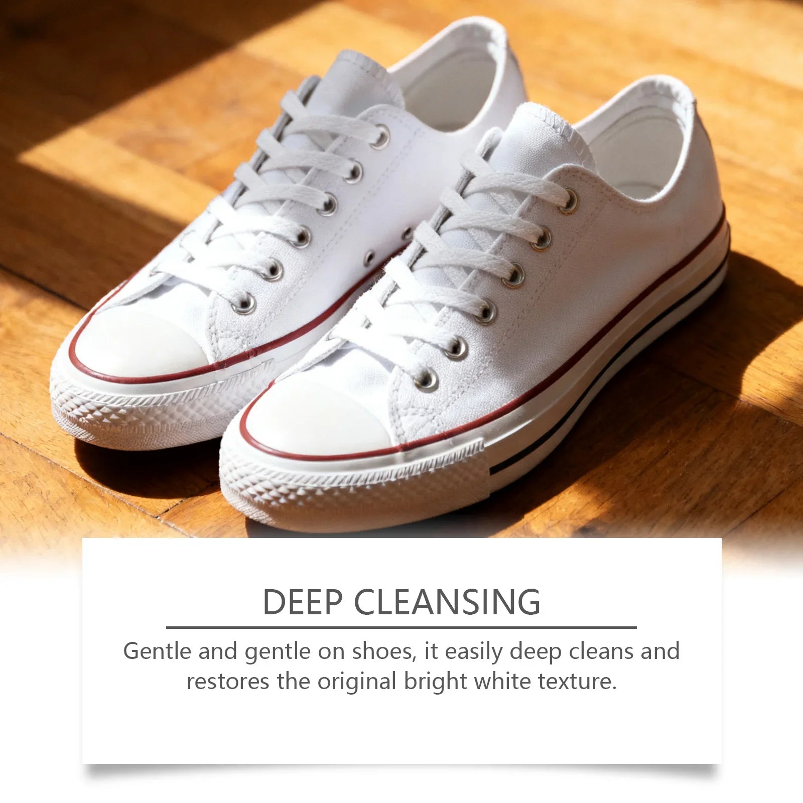 White Shoe Cleaner Sneaker Cleaning Kit Foam Cleaner Shoe Whitener Stain Remover Waterless Yellowing Remover 100ml Deep Clean