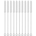 Drinking Straw Cleaning Brush Kit Reusable Tube Pipe Cleaner Nylon Stainless Steel Long Handle Cleaning Brushes for Straws