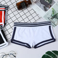 Women's Low-Waist Boxer Boyshort Panties Single Piece Comfortable Breathable Sport Underwear Ladies Intimate Lingerie Women's pa