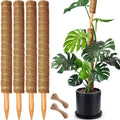 Moss Pole 38/43/53CM Monstera Plant Support Stackable Moss Poles for Plants Coir Totem Pole Tall Moss Pole for Climbing Plants