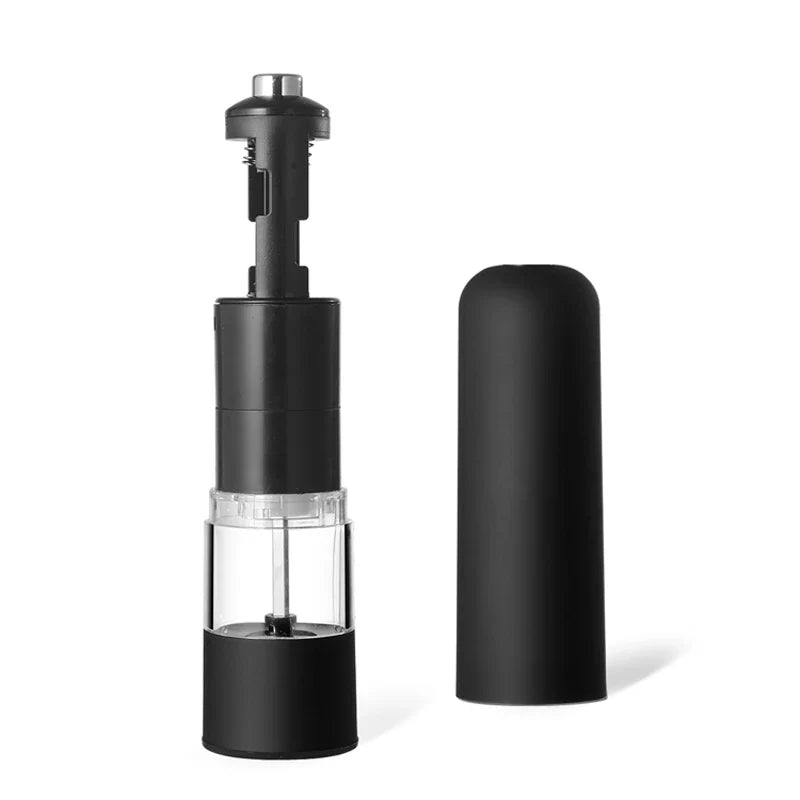 Electric Battery-Powered Salt & Pepper Grinder – Automatic Plastic Mill Shaker | Adjustable Spice Grinder for Home Kitchen Cooking