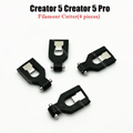 4Pcs/set Original Filament Cutter Kit Fit For Flashforge Creator 5 C5 Pro 3D Printer Parts