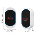 Ultrasonic Pest Repeller Electronic Pest Repeller No Noise Plug-in Insect Repeller Rat Mosquito Repellent for Cockroach Spiders