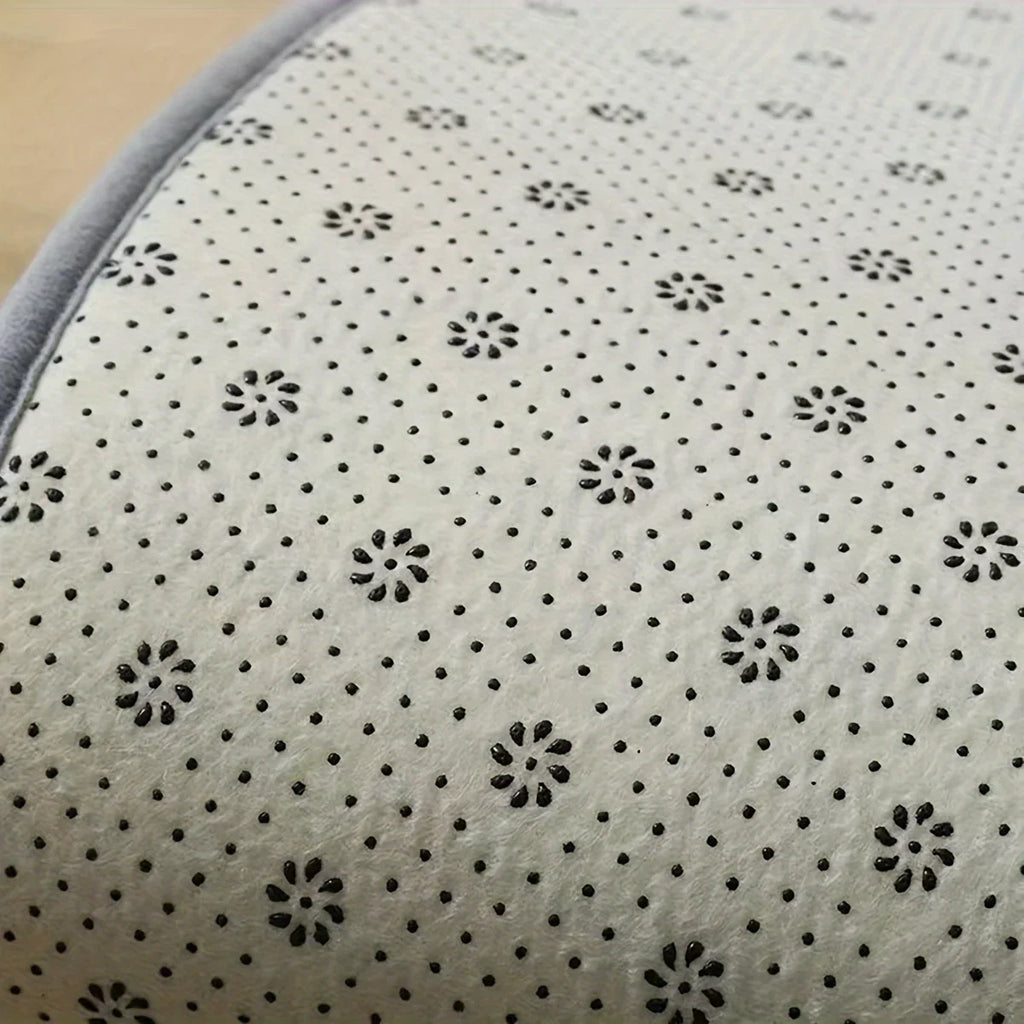 Thickened Special-Shaped Bathroom Mat – Absorbent Non-Slip Flannel Rug