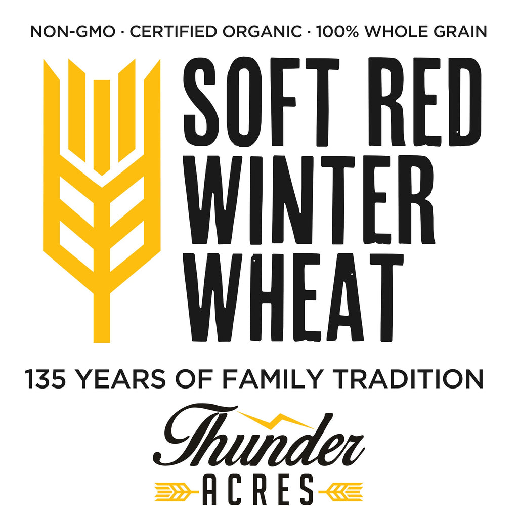 Soft Red Winter Wheat Seed, Organic, Glyphosate Free, Non GMO