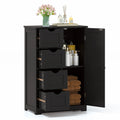 Standing Indoor Wooden Cabinet with 4 Drawers