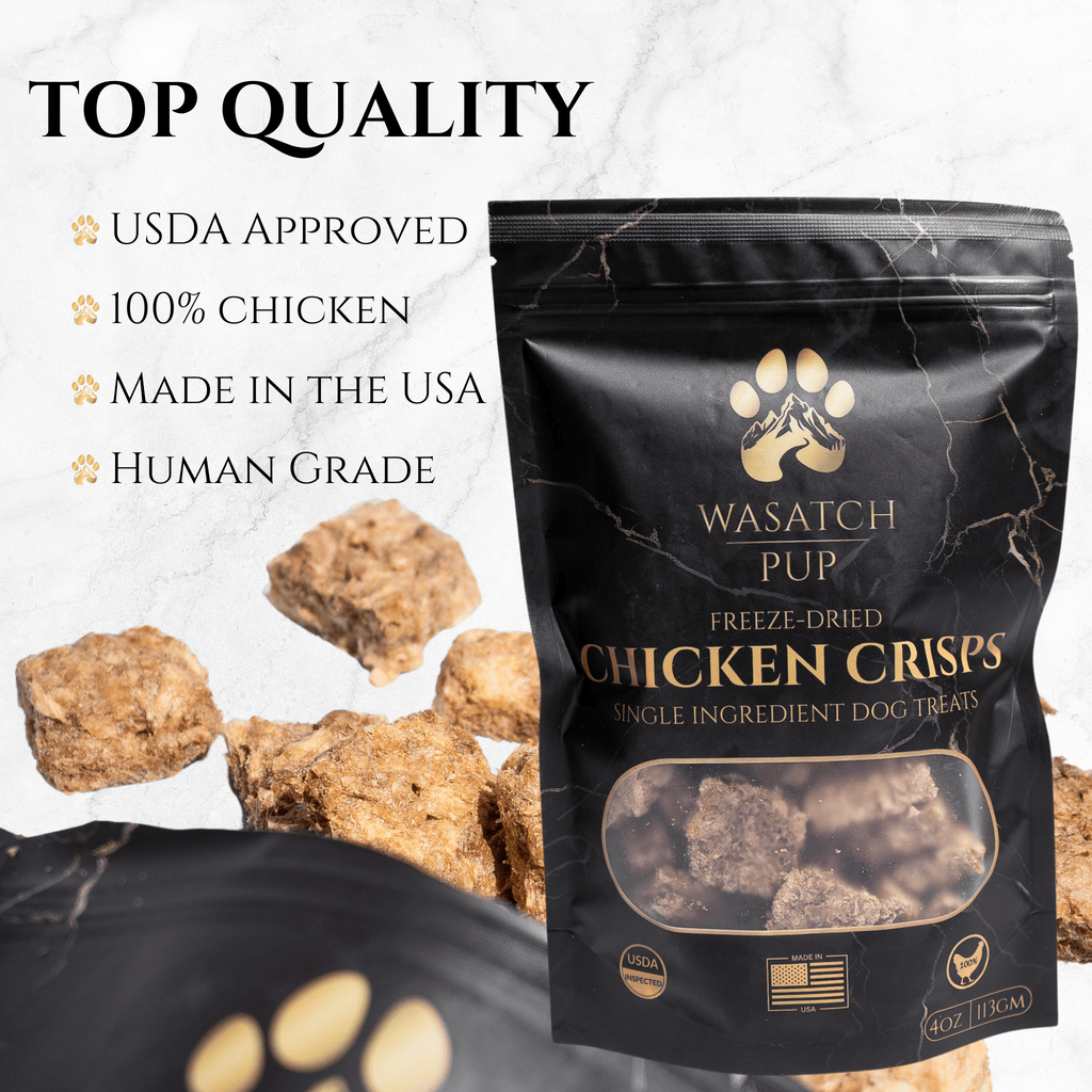 Freeze-Dried Chicken Crisps Dog Treats