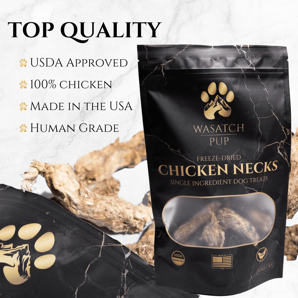 Freeze-Dried Chicken Neck Dog Treats