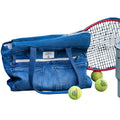 Upcycled Denim Sports Tote - Blue