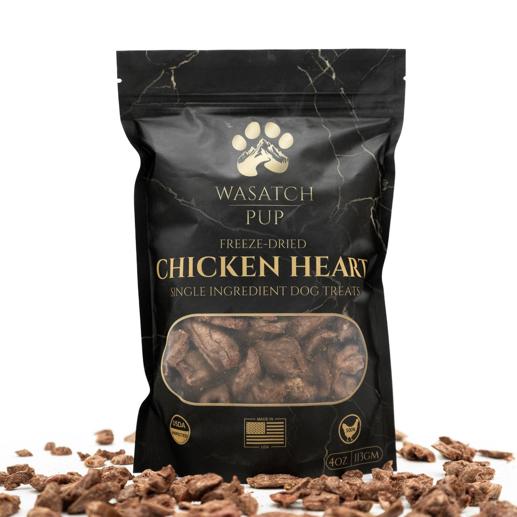 Freeze-Dried Chicken Heart Dog Treats