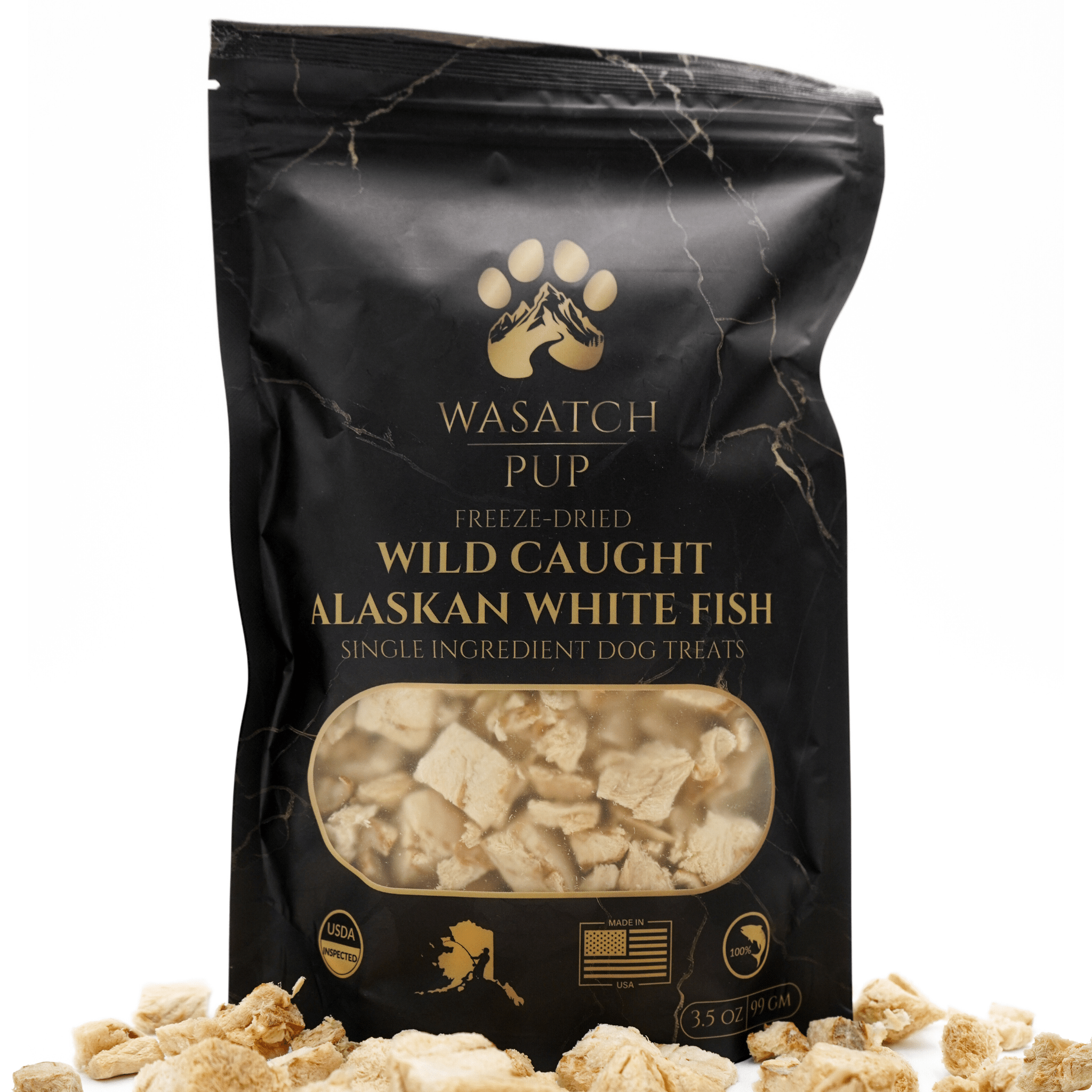Freeze-Dried Alaskan WhiteFish Dog Treats