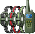 Waterproof Rechargeable Dog Training Collar – 2600ft Range, 3-Dog System, IPX7