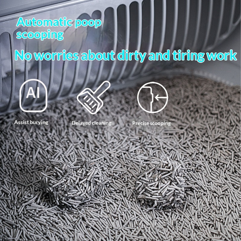 Top-loading Fully Automatic Cat Litter Box Smart Cat Toilet Extra-large Size