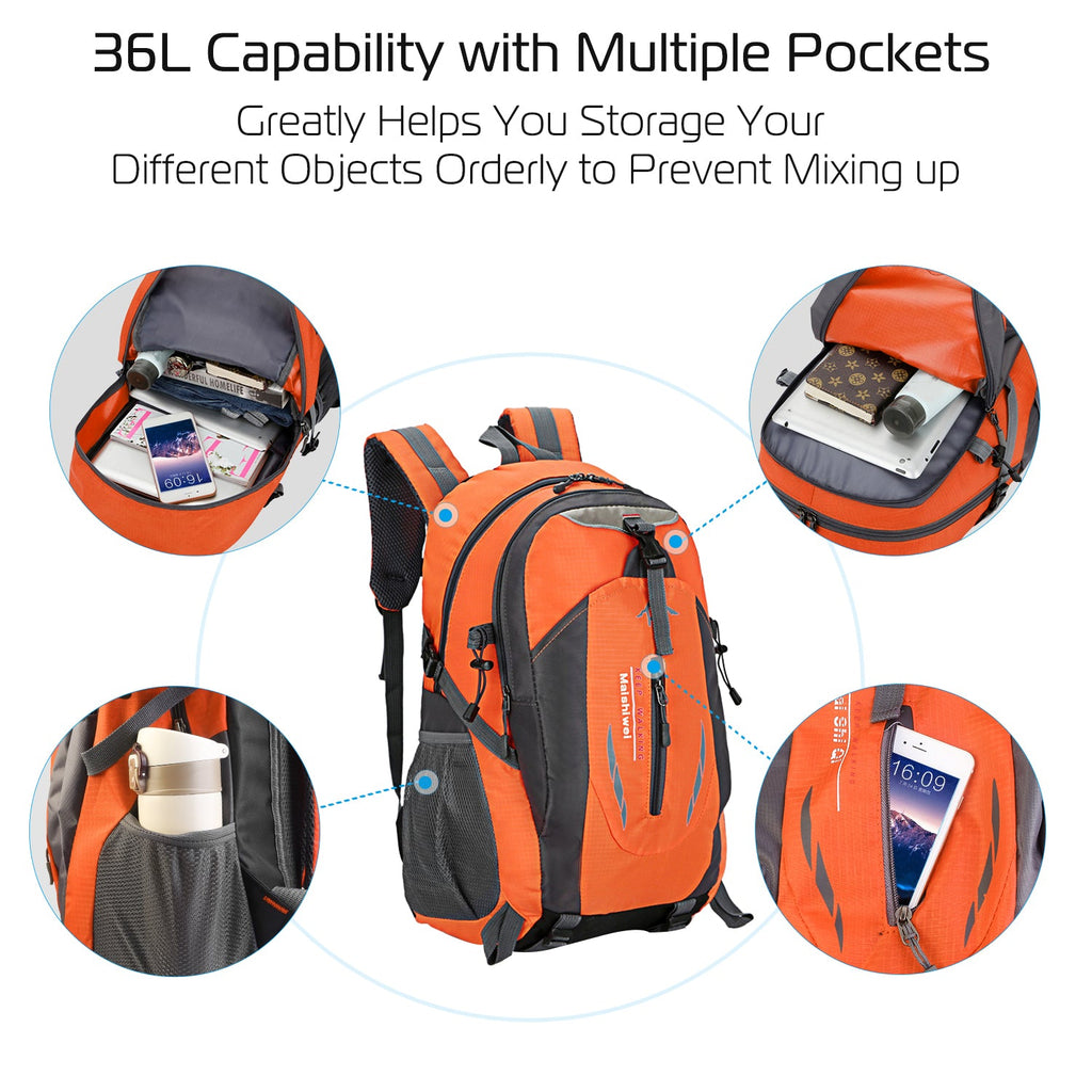 36L Outdoor Backpack for Hiking and Travel