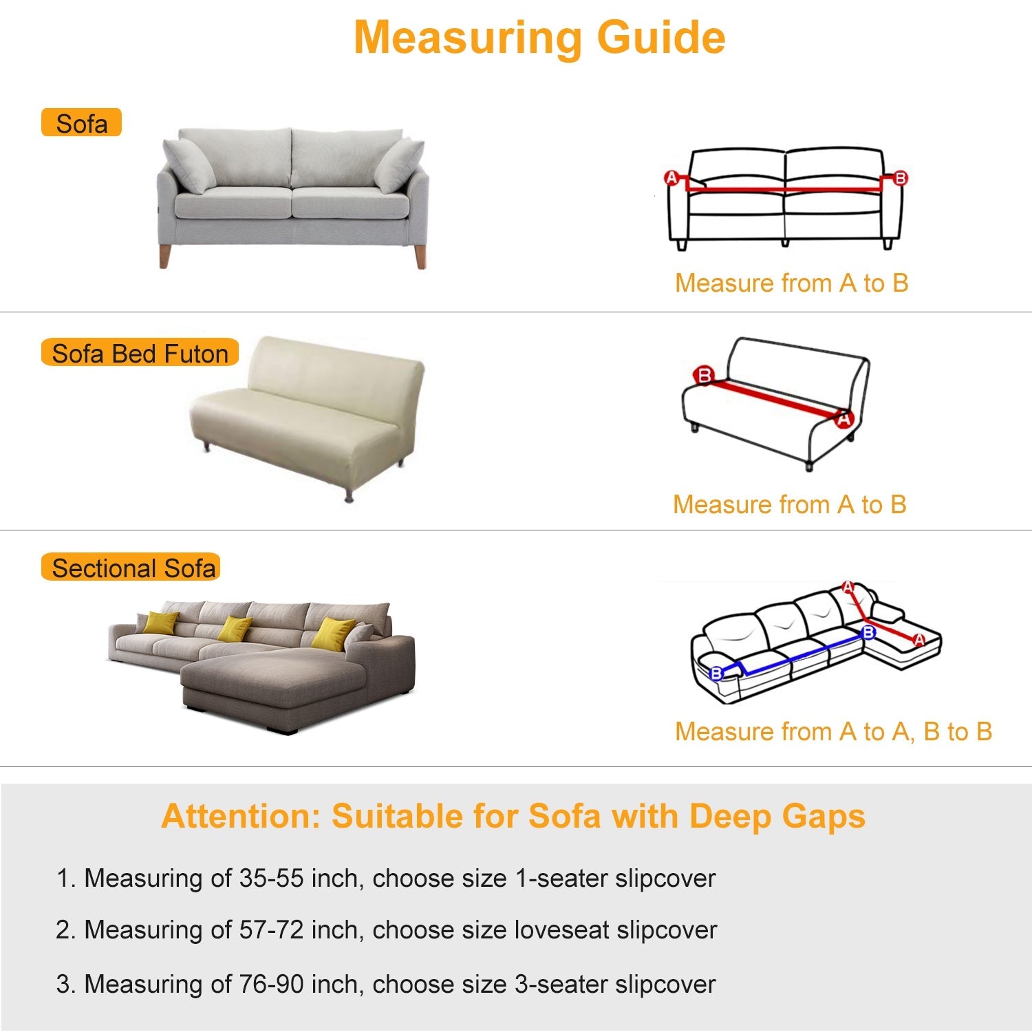 Printed Stretch Sofa Cover for 1-Seater - Slim Fit